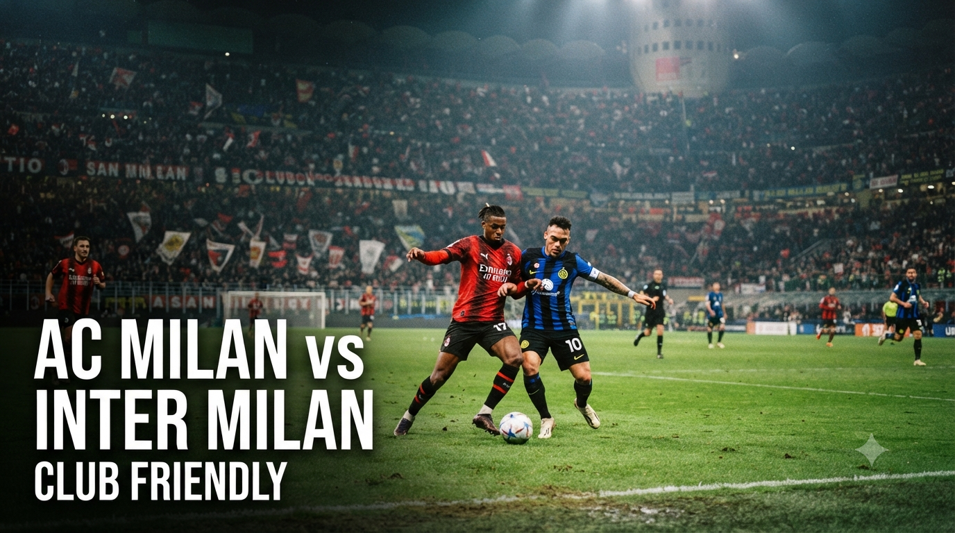AC Milan vs Inter Milan Club Friendly Sore Ini Pukul 18.00 WIB Streaming Eksklusif Bersama Score808